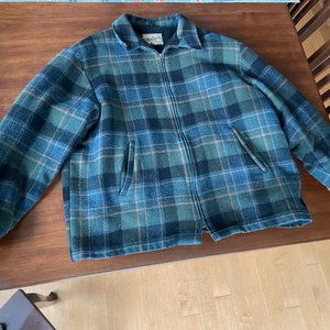 WOOLRICH Vintage Wool Sherpa Lined Plaid Jacket XL